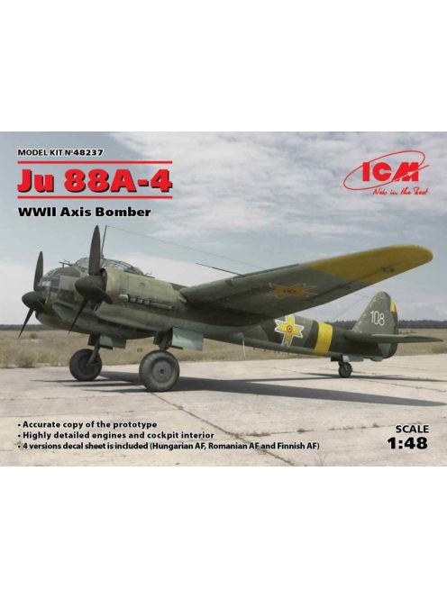 ICM - Ju 88A-4, WWII Axis Bomber