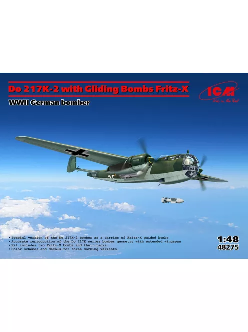 ICM - Do 217K-2 with Fritz-X, WWII German bomber