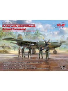 ICM - B-26K with USAF Pilots & Ground Personnel