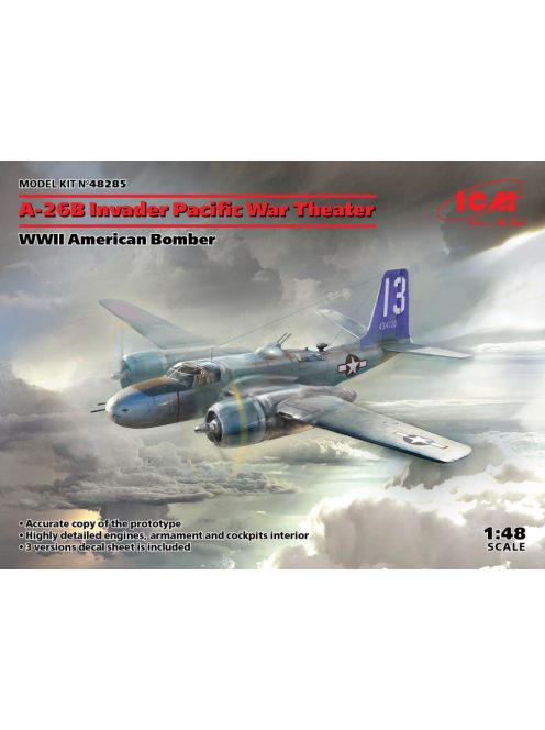 ICM - A-26В Invader Pacific War Theater WWII American Bomber