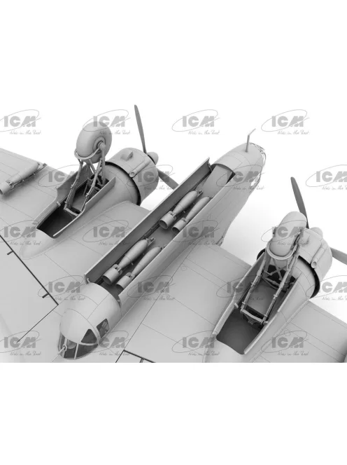 ICM - HP.52 Hampden B.Mk.I WWII British bomber (100% new molds)