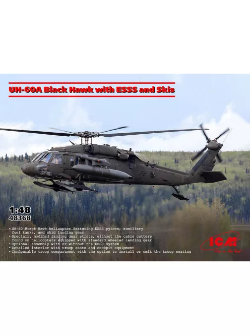 ICM - UH-60A Black Hawk with ESSS and Skis