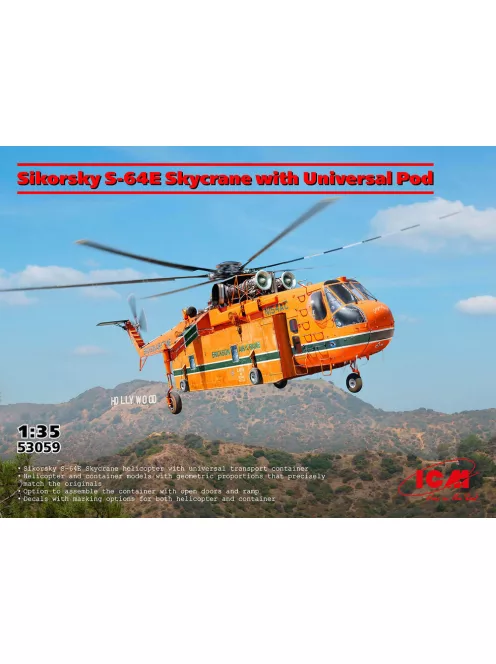 ICM - Sikorsky S-64E Skycrane with Universal Pod