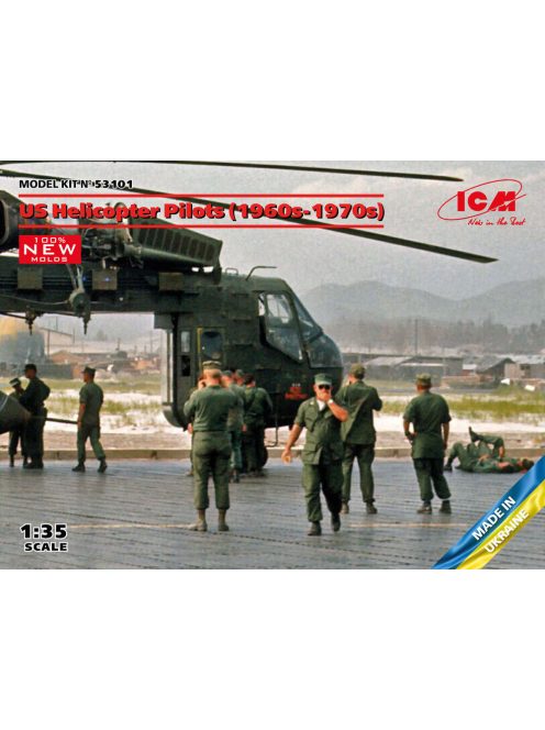 ICM - US Helicopter Pilots (1960s-1970s) (100% new molds)