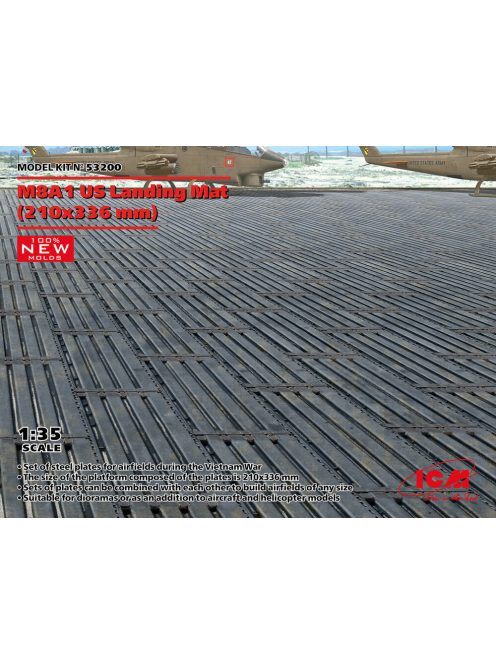 ICM - M8A1 US Landing Mat (210?336 mm) (100% new molds)