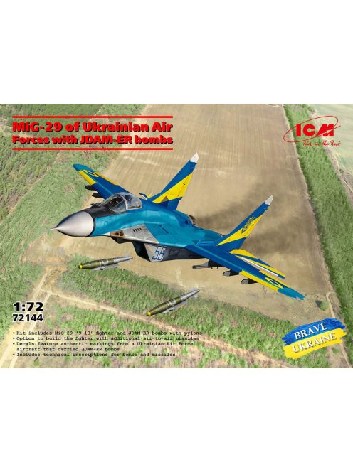 ICM - MiG-29 of Ukrainian Air Forces with JDAM-ER bombs