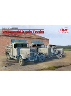   ICM - Wehrmacht 3-axle Trucks (Henschel 33D1, Krupp L3H163, LG3000)