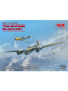  ICM - Over all of Spain, the sky is clear (SB 2M-100 Katiushka + two Me 109 E3 Pilot Ace)