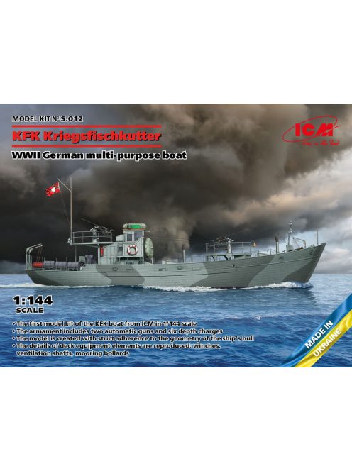 ICM - KFK Kriegsfischkutter, WWII German multi-purpose boat (100% new molds)