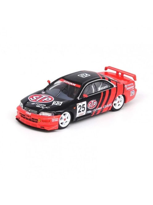 Innomodels - 1:64 1995 Toyota Corona Exiv #25 Stp Advan Jtcc, Black/Red