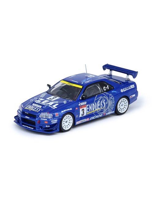 Inno Models - Nissan Skyline GT-R (R34) #3 *Endless Advan* Super Taikyu Series 2002 Winner blue