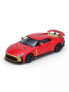   Inno Models - 1:64 Nissan GT-R50 By ItalDesign Red Metallic with Gold Accents