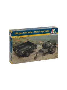 Italeri - Tank 250Gals And Cargo M101 Trailers