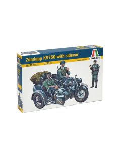 Italeri - 1:35 ZUNDAPP KS 750 with sidecar