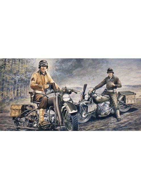 Italeri - U.S. Motorcycles Ww2 ( 0322 )