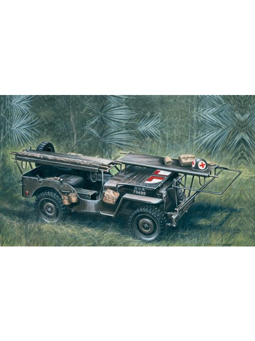 Italeri - 1/4 Ton. 4X4 Ambulance Jeep ( 0326 )