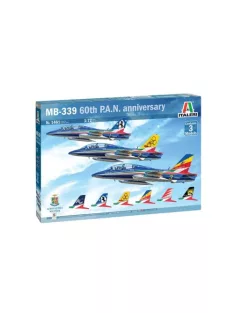   Italeri - Aermacchi Mb-339 &Quot;60Th P.A.N. Anniversary&Quot; - 3 Models Set
