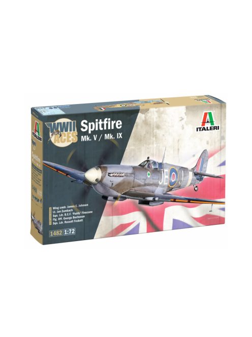 Italeri - British Fighter Aircraft Supermarine Spitfire Mk.V / Mk.IX Aces
