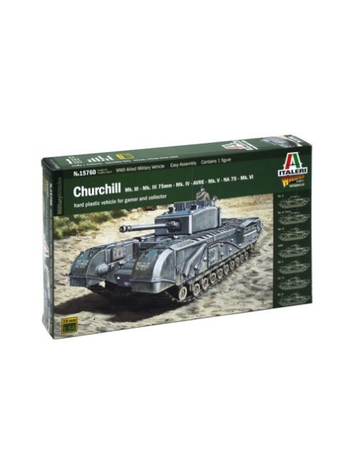 Italeri - Churchill Mk.Iii/Iv/Avre/Na75