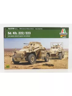  Italeri - TANK SD. KFZ. 222/223 GERMAN MILITARY VEHICLE 1945 /