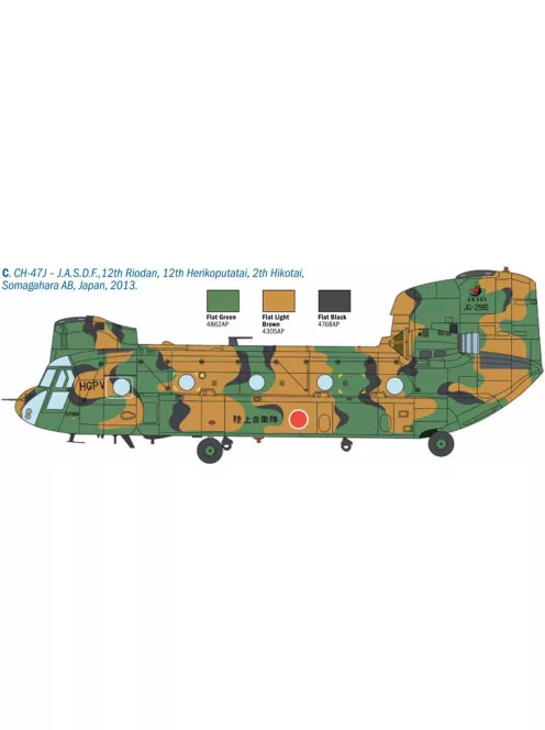 Italeri - Chinook Hc.2 / Ch-47F