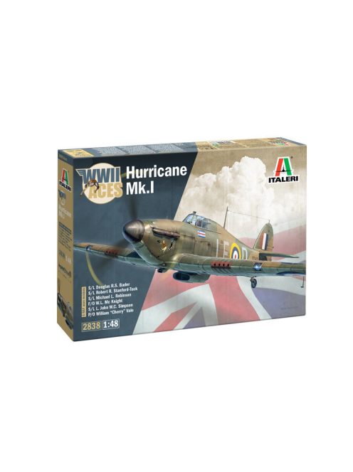 Italeri - 1:48 British Fighter Aircraft Hawker Hurricane Mk.l Aces