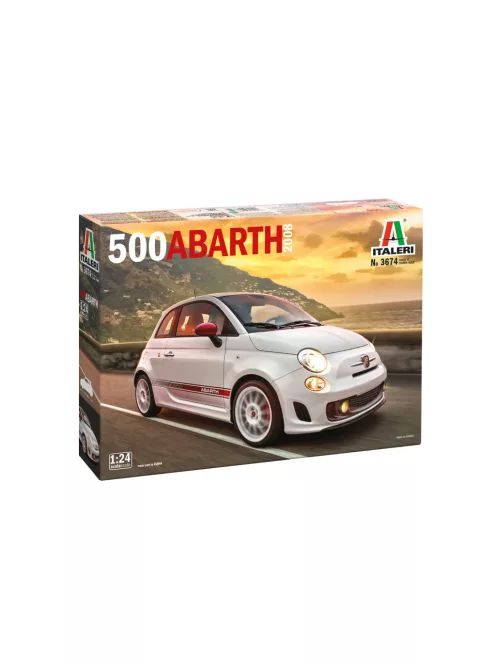 Italeri - 1:24 Fiat 500 Abarth 2008