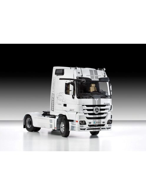 Italeri - Mercedes-Benz Actros Mp3 Blackliner White Liner, (3884S)