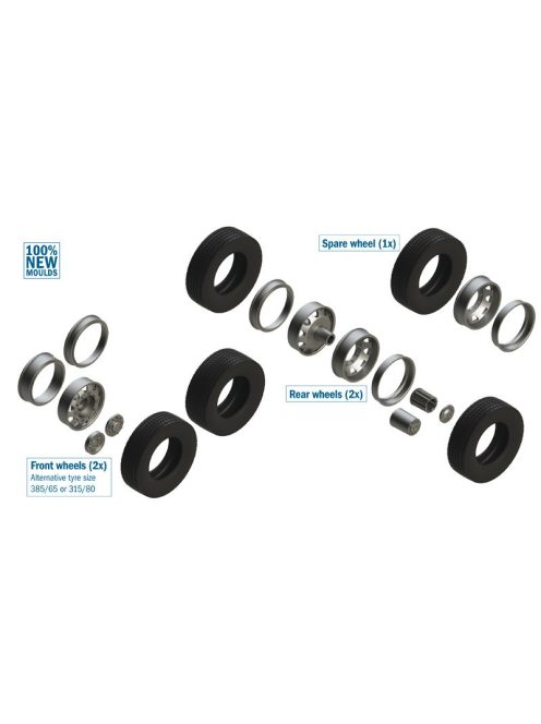 Italeri - European Tractors Tyres And Rims, (3909S)