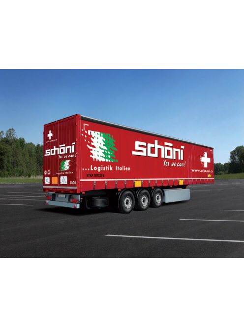 Italeri - Curtainside Trailer Schoeni.Ch, (3918S)