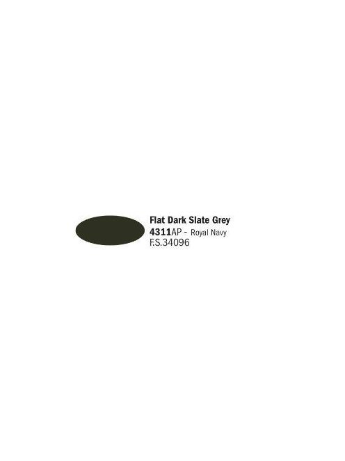 Italeri - Flat Dark  Slate Grey - Acrylic Paint (20 Ml)