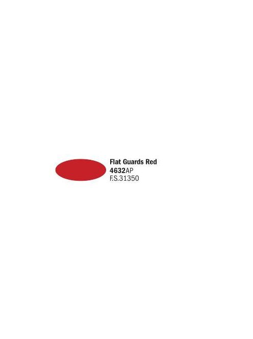 Italeri - Flat Guards Red  - Acrylic Paint (20 ml)