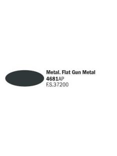 Italeri - Flat Gun Metal - Acrylic Paint (20 ml)