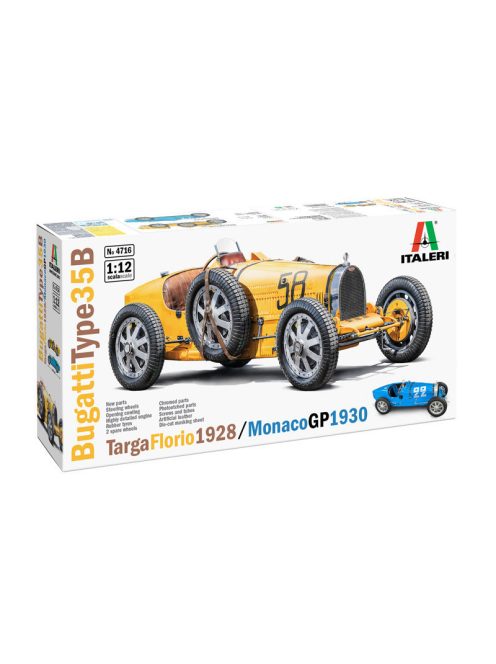 Italeri - 1:12 Bugatti Type 35B - Targa Florio 1928 / Monaco Grand Prix 1930