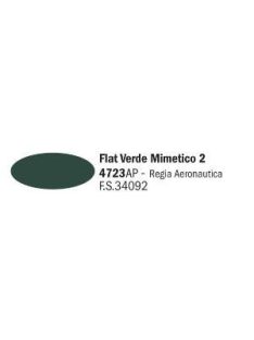 Italeri - Flat Verde Mimetico 2 - Acrylic Paint (20 Ml)