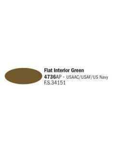 Italeri - Flat Interior Green - Acrylic Paint (20 Ml)