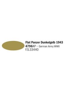   Italeri - Flat Panzer Dunkelgelb 1943 - Acrylic Paint (20 ml)
