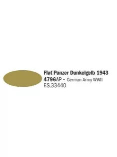   Italeri - Flat Panzer Dunkelgelb 1943 - Acrylic Paint (20 ml)