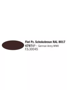   Italeri - Flat Pz. Schokobraun RAL 8017 - Acrylic Paint (20 ml)