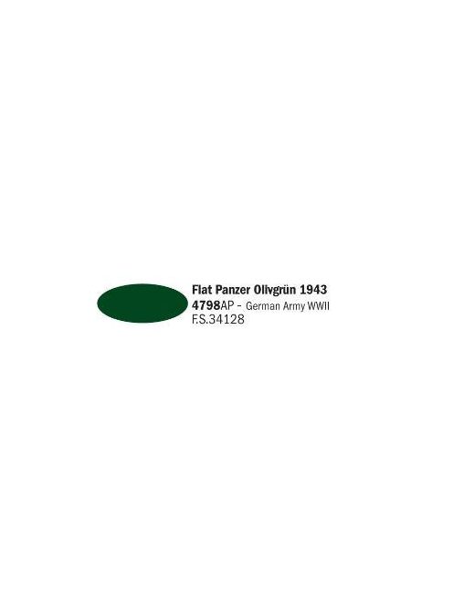 Italeri - Flat Panzer Olivgrun 1943 - Acrylic Paint (20 ml)