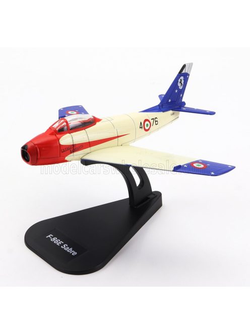 Italeri - NORTH AMERICAN F-86E SABRE MILITARY AIRPLANE 1961  CREAM RED BLUE