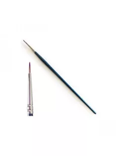 Italeri - 0-2 Synthetic Round Brush - Brown Tip