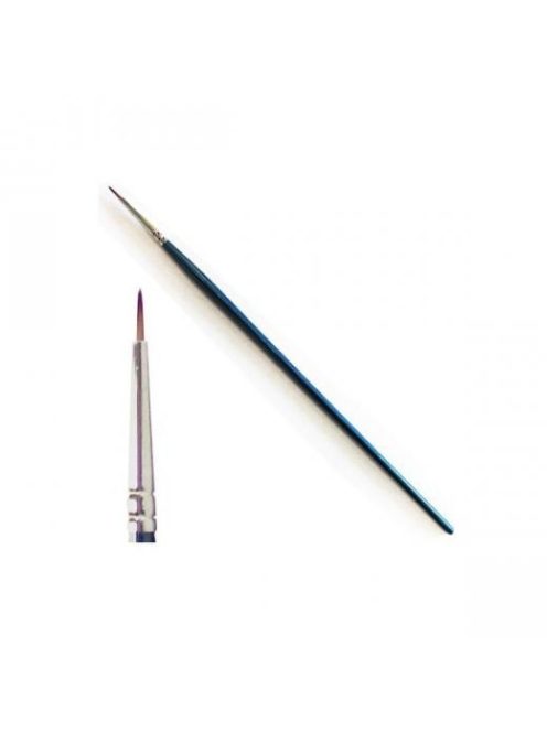 Italeri - 0-2 Synthetic Round Brush - Brown Tip