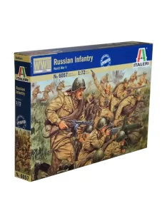 Italeri - 1:72 WW2 - RUSSIAN INFANTRY - 46 figures
