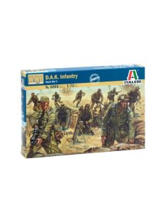 Italeri - 1:72 D.A.K. INFANTRY, WWII - 48 figures
