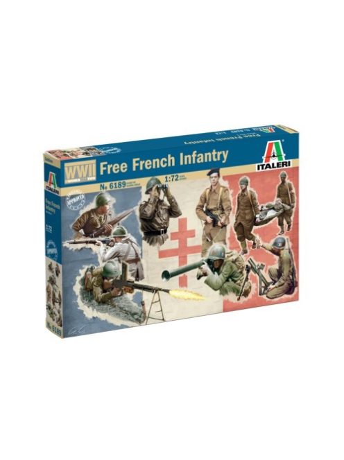 Italeri - Wwii: Free French Infantry - 49 Figures