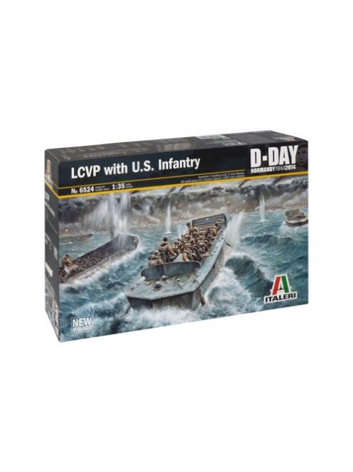 Italeri - Lcvp With U.S. Infantry - 28 Figures