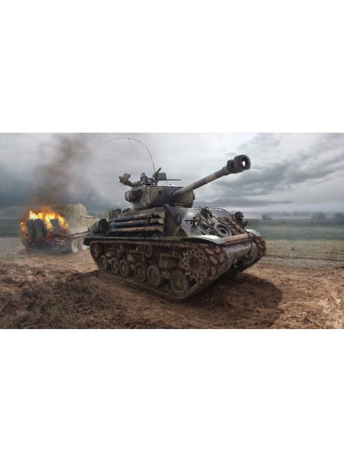 Italeri - M4A3E8 Sherman FURY Military