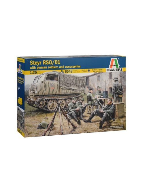 Italeri - Steyr Rso/01 With German Soldiers - 7 Figures