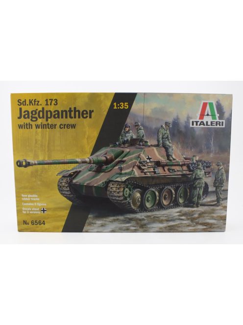 Italeri - TANK SD.KFZ. 173 JAGDPANTHER WITH WINTER CREW MILITARY 1945 /
